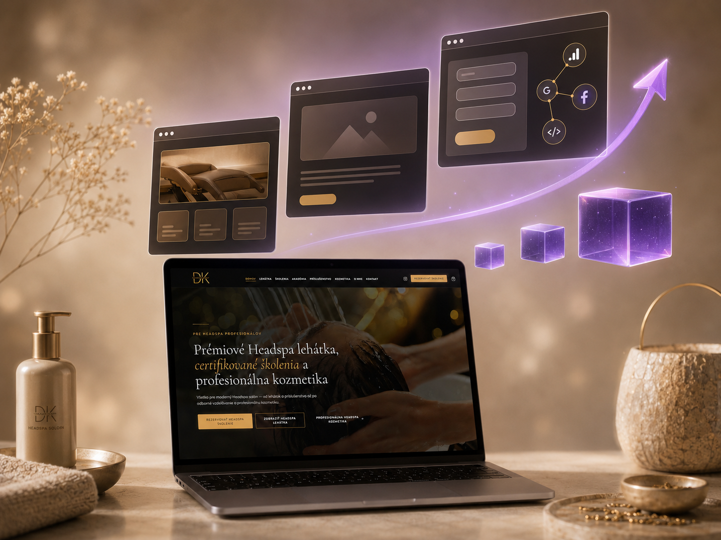 DK Headspa – prémiový web s priestorom na rast