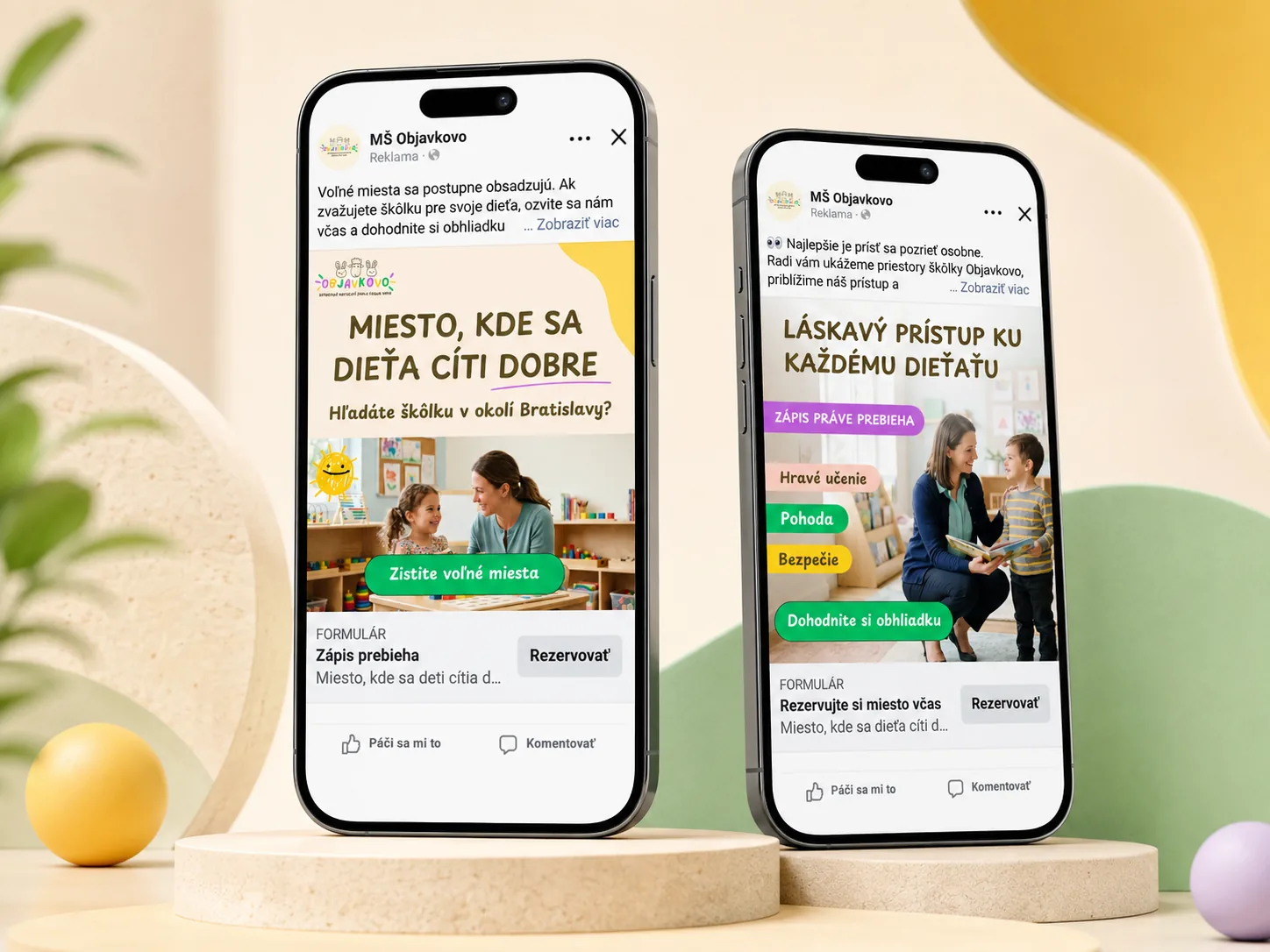 Reklama – MŠ Objavkovo