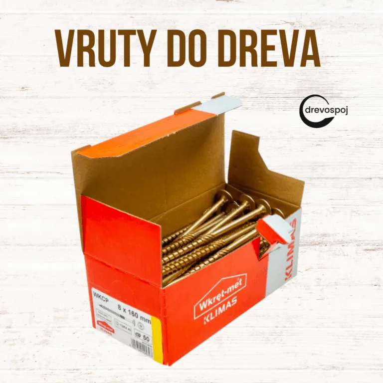 Drevospoj.sk reklama — Vruty do dreva (8x160 mm)
